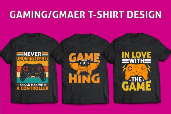 Gaming Gamer T-Shirt Design Bundle Review