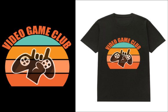 Gaming T-shirt Design 02: Graphics for T-Shirt Designs