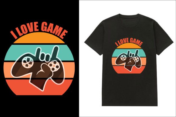 Gaming T-shirt Design 03: Graphics for T-Shirt Designs