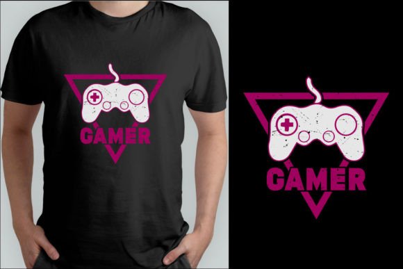 Gaming T-Shirt Design: Vector Gamer Graphics