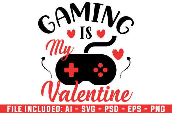 Gaming Valentine SVG: Graphics for Crafts