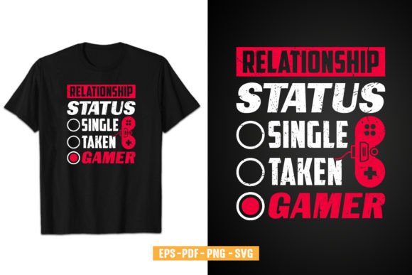 Reviewing the Relationship Status Gamer Lover Design